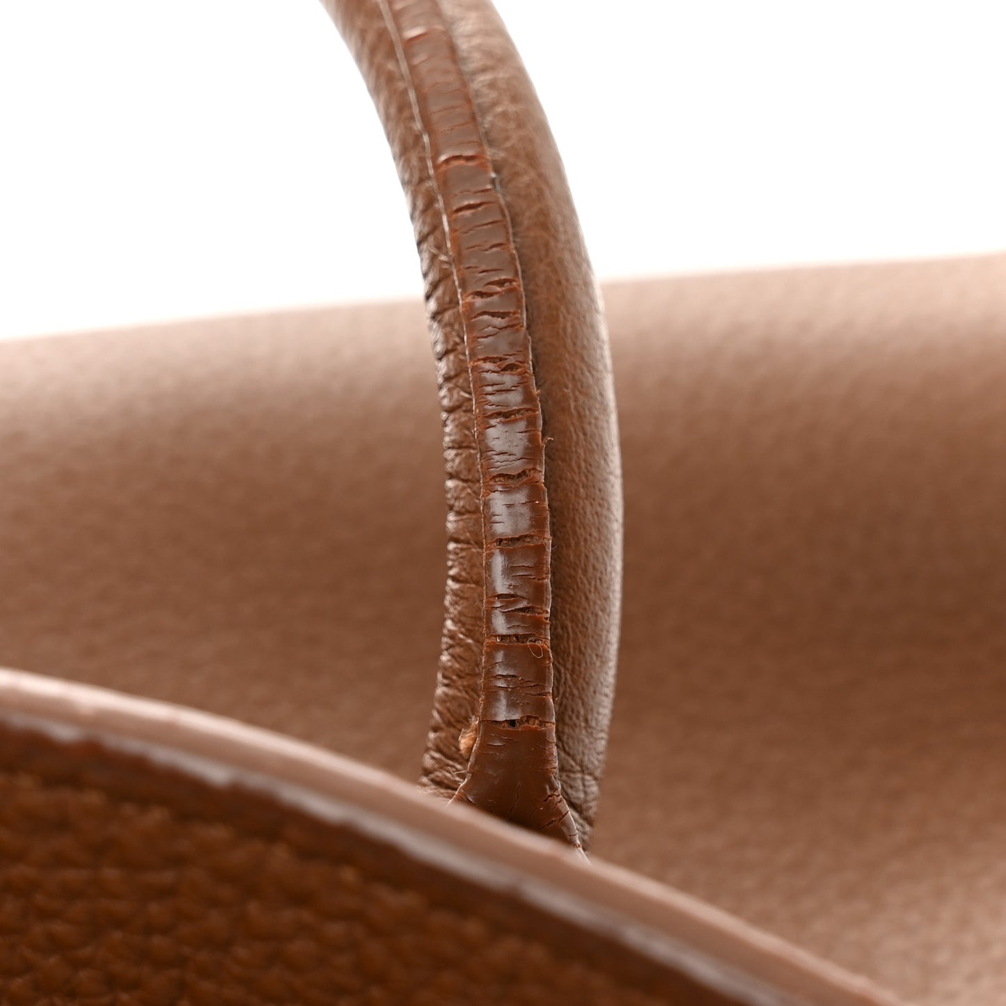 Grained Calfskin Baby Supple Sac De Jour Camel Brilliant