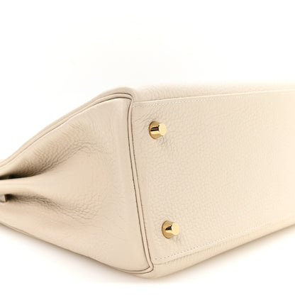 Hermes Togo Kelly Retourne 28 Craie 9 of 11