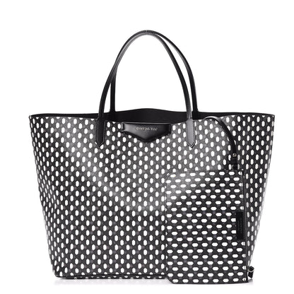 Givenchy Coated Canvas Large Antigona Tote Black White 1 of 17