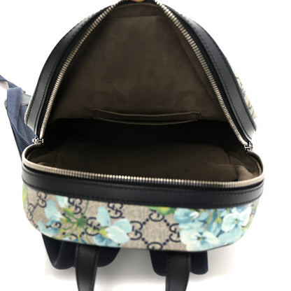 Gucci GG Supreme Monogram Blooms Small Day Backpack Blue 5 of 10