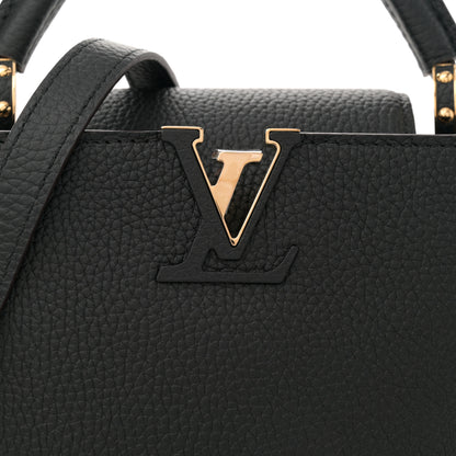 Louis Vuitton Taurillon Capucines BB Black 7 of 9