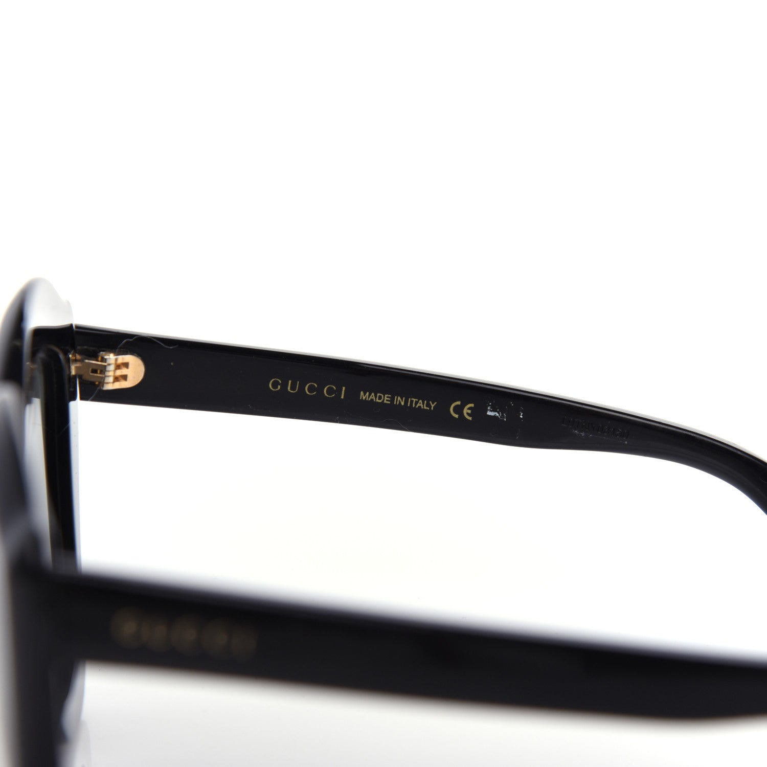 Gucci Acetate Cat Eye GG0117S Sunglasses Black 5 of 7