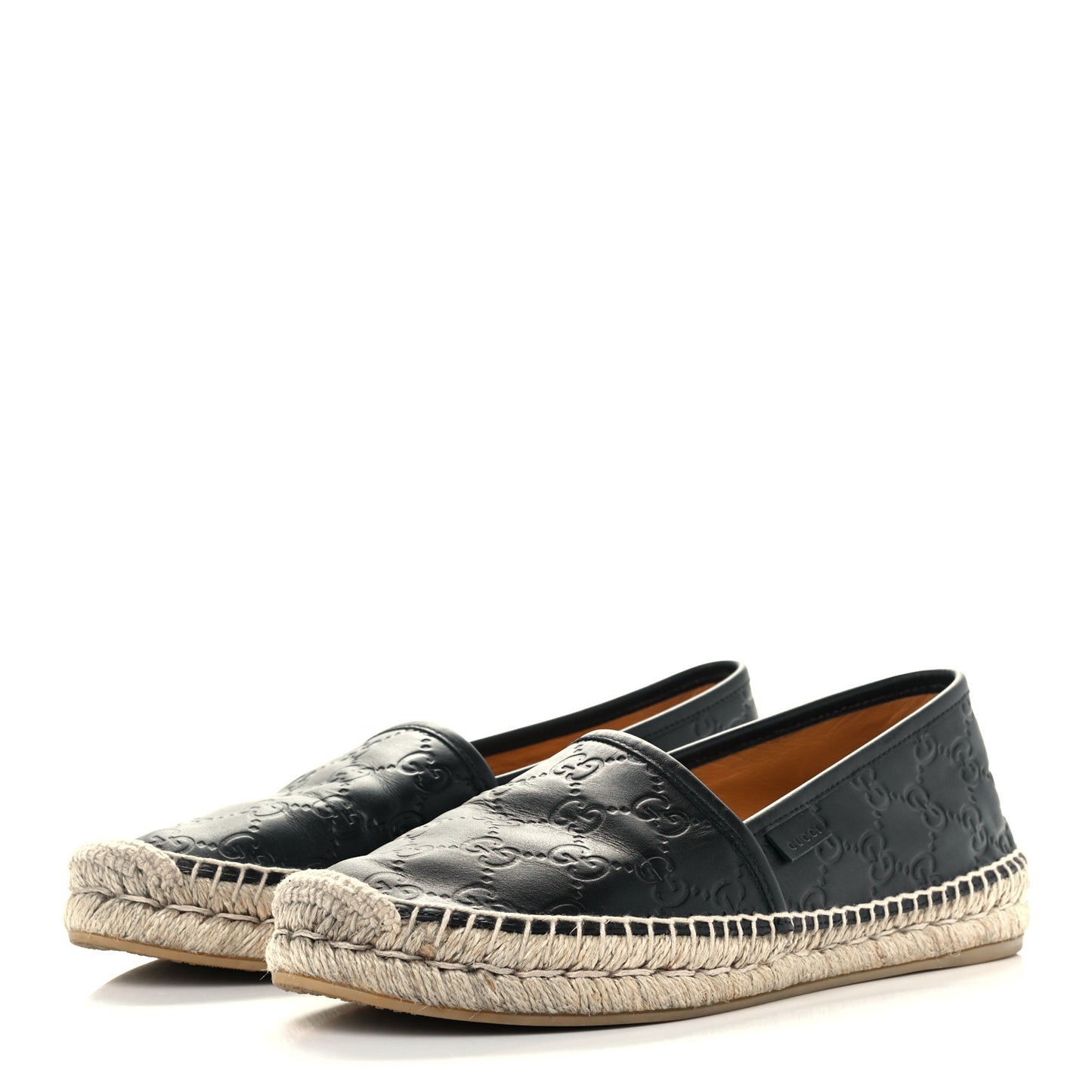 Guccissima Signature Espadrilles 38 Black