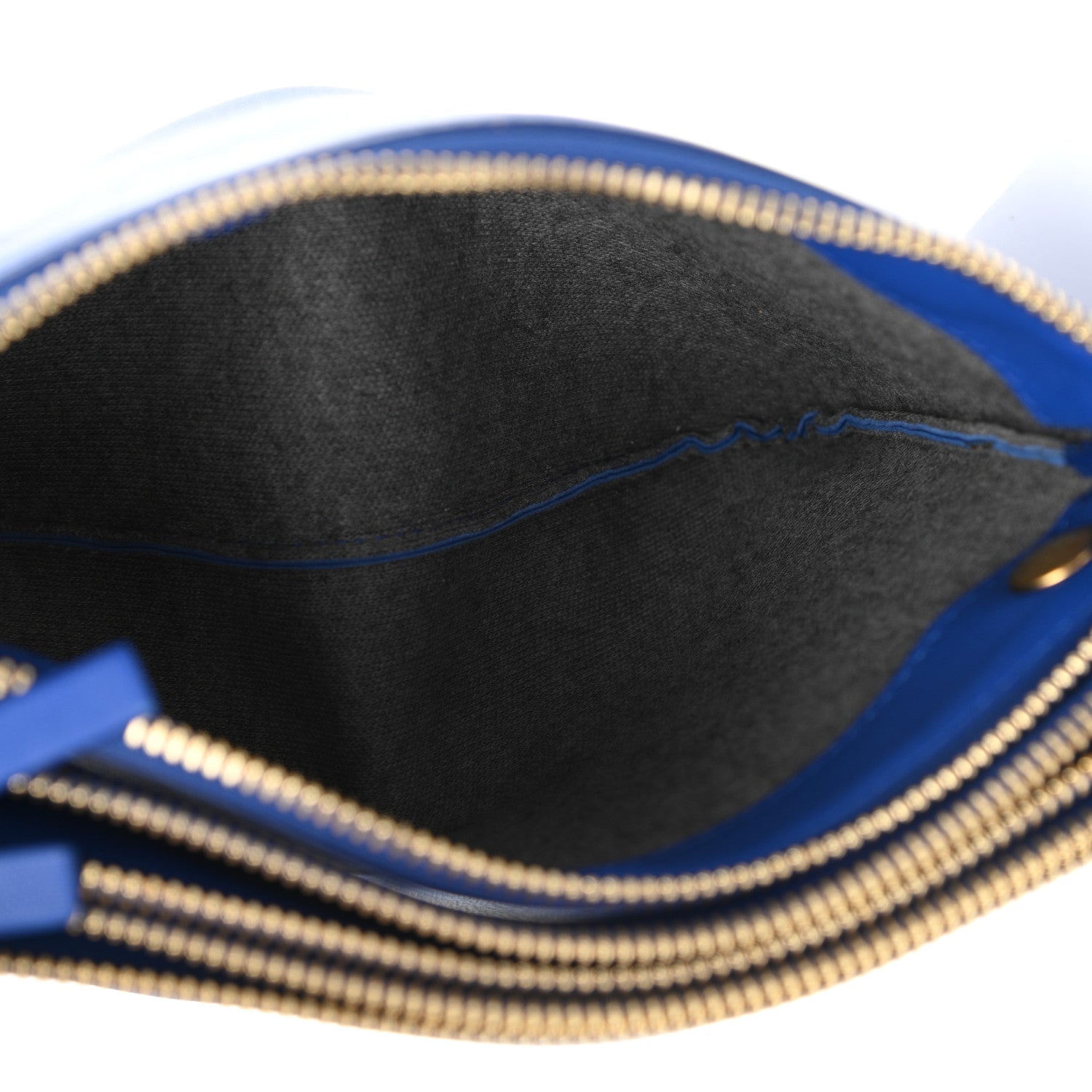 Celine Lambskin Trio Crossbody Bag Electric Blue 5 of 11