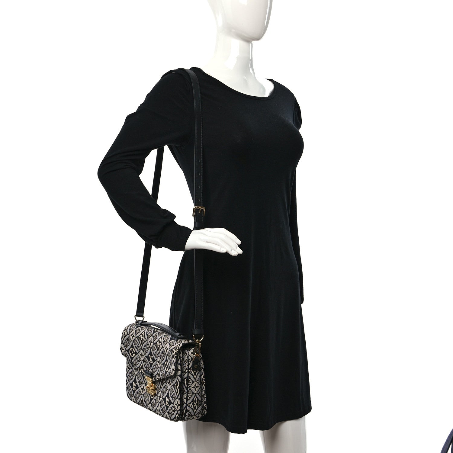 Louis Vuitton Jacquard Since 1854 Pochette Metis Grey 3 of 8