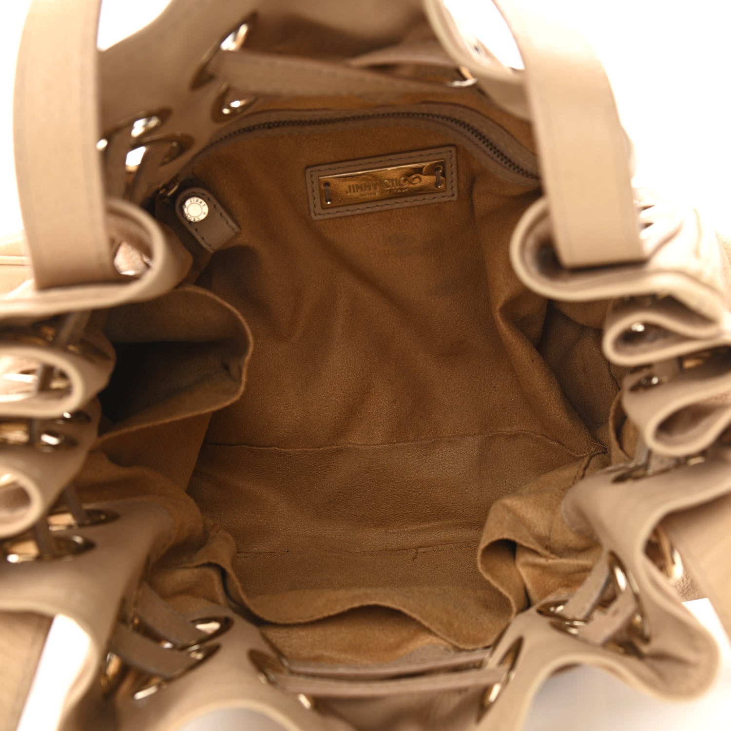 Jimmy Choo Calfskin Ramona Nude 5 of 13