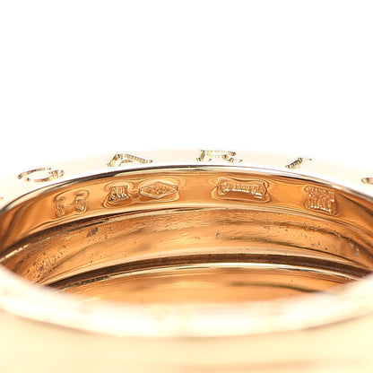 Bulgari 18K Yellow Gold B.Zero1 Four-Band Ring 55 7.25 6 of 6