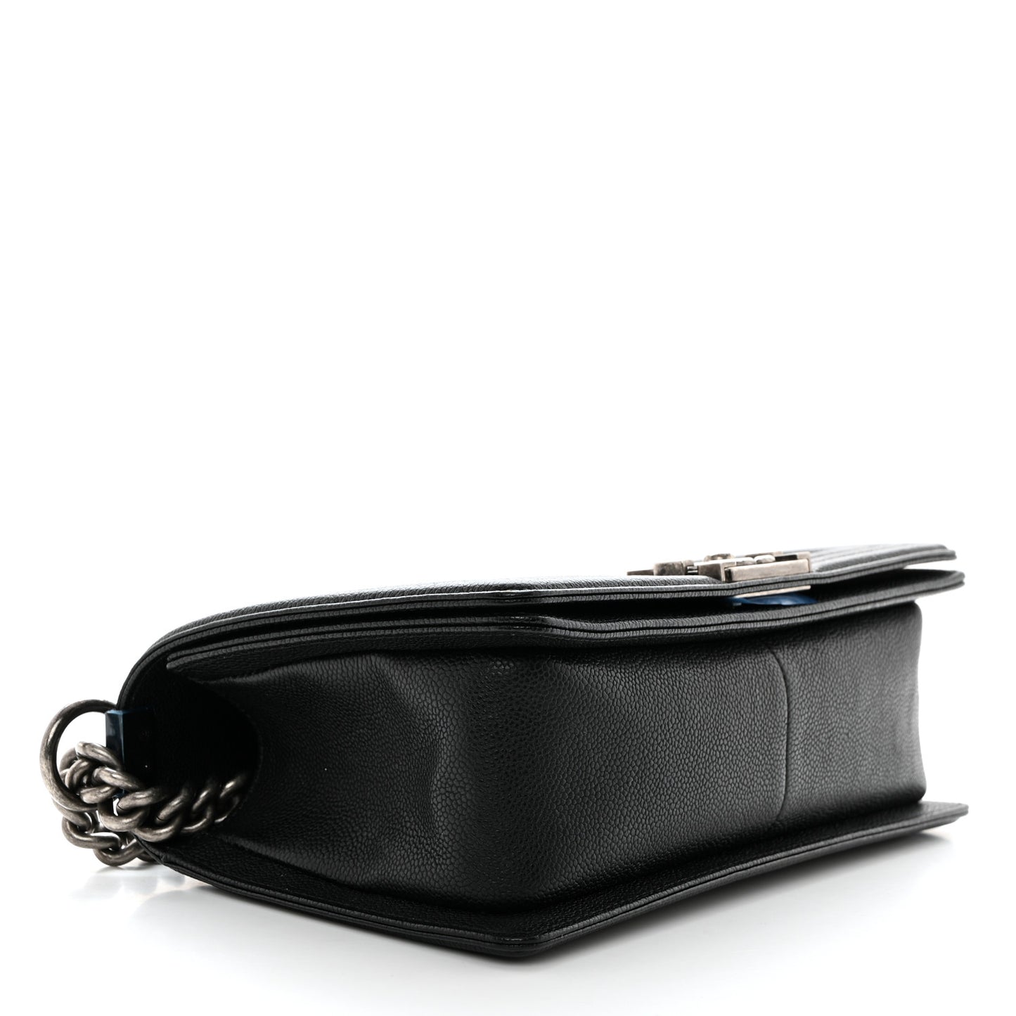 Caviar Quilted Medium Boy Flap Black