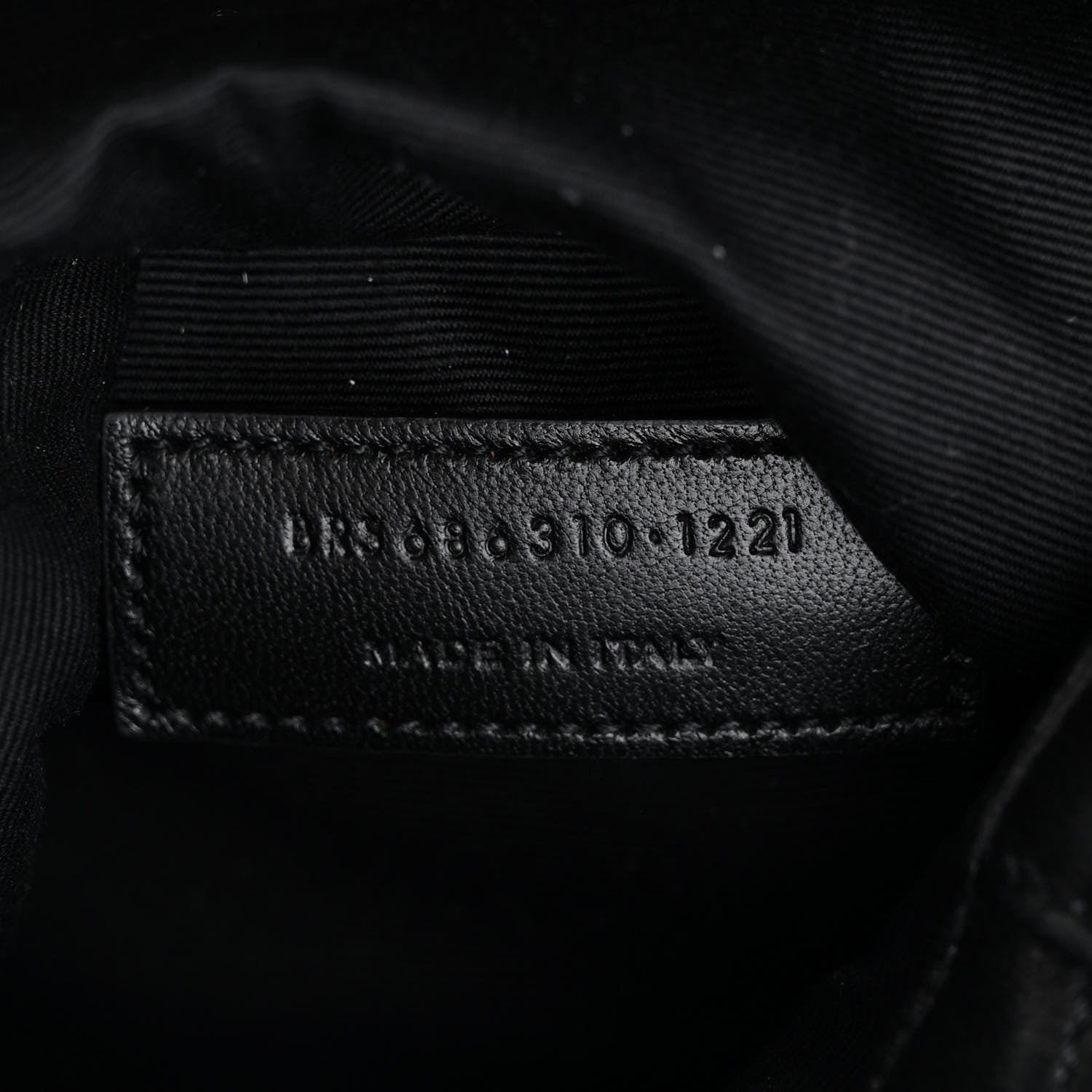 Saint Laurent SAINT LAURENT Lambskin Quilted Le Maillon Bucket Bag Black 6 of 9
