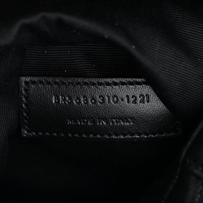Saint Laurent SAINT LAURENT Lambskin Quilted Le Maillon Bucket Bag Black 6 of 9
