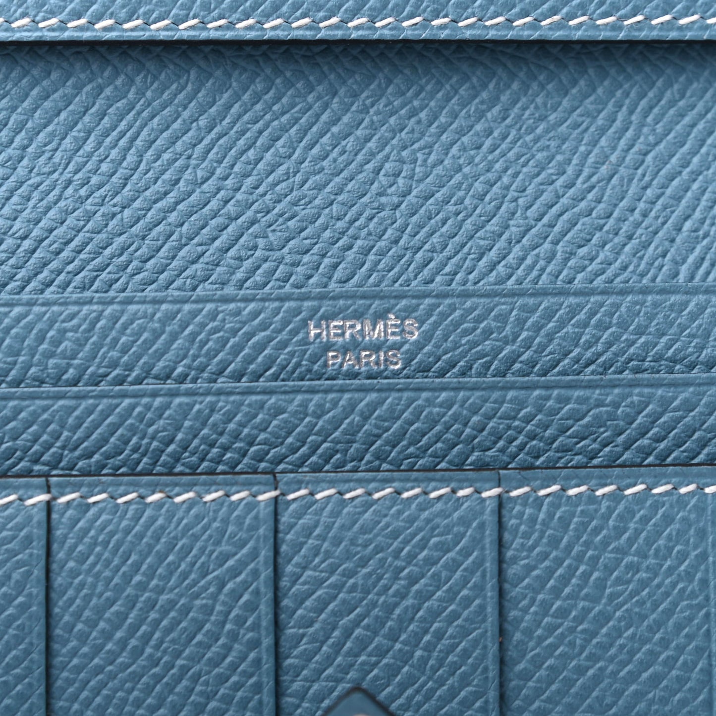 Epsom Bearn Gusset Wallet Blue Jean