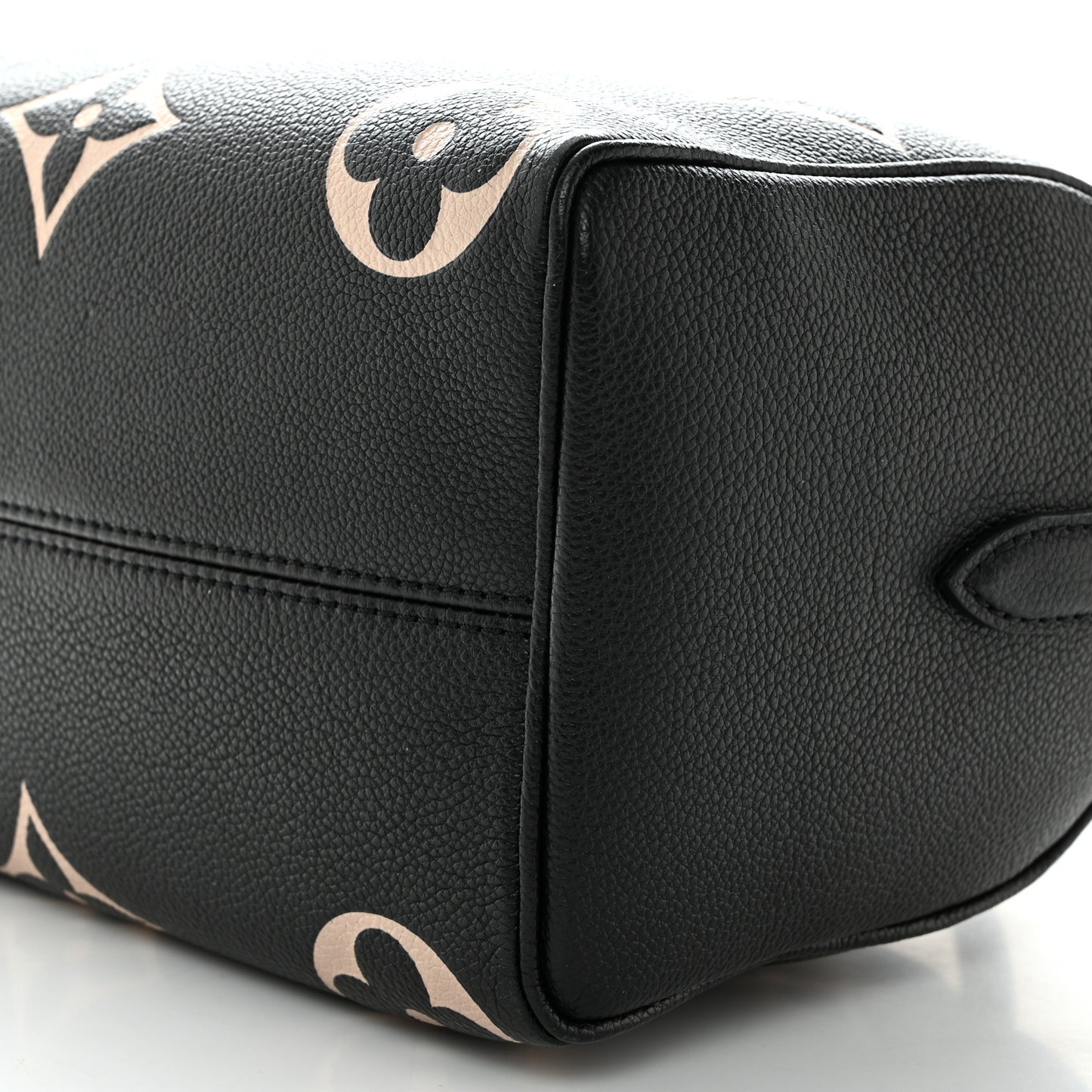Empreinte Monogram Giant Speedy Bandouliere 25 Black Beige