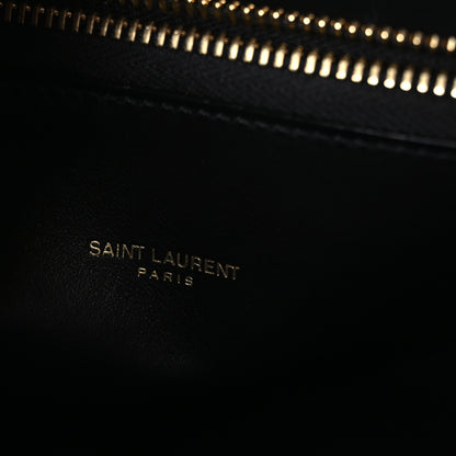 Saint Laurent Calfskin Crocodile Embossed Baby Sac De Jour Black 7 of 12