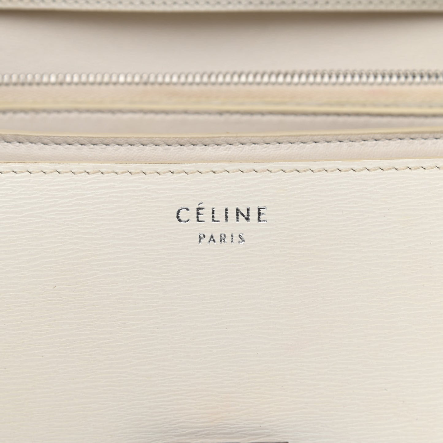 Liege Calfskin Medium Classic Box Flap Bag White