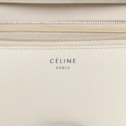 Celine Liege Calfskin Medium Classic Box Flap Bag White 6 of 14