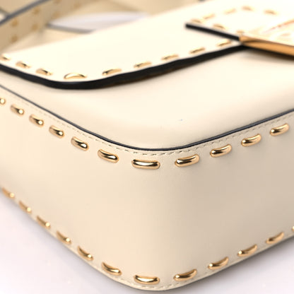 Fendi Vitello King Metal Stitch Baguette Pergamena 8 of 16