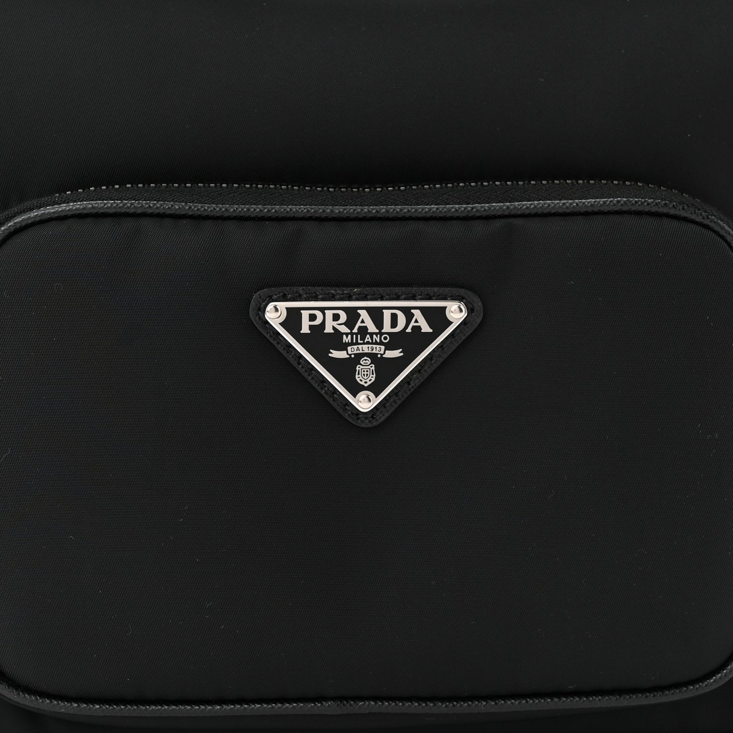 Tessuto Nylon Saffiano Re-Edition 2005 Shoulder Bag Black