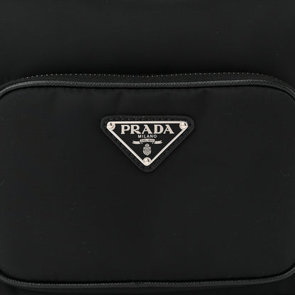 Prada Tessuto Nylon Saffiano Re-Edition 2005 Shoulder Bag Black 8 of 10