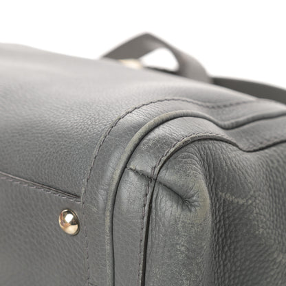 Gucci Pebbled Calfskin Small Bella Top Handle Bag Gray 11 of 18