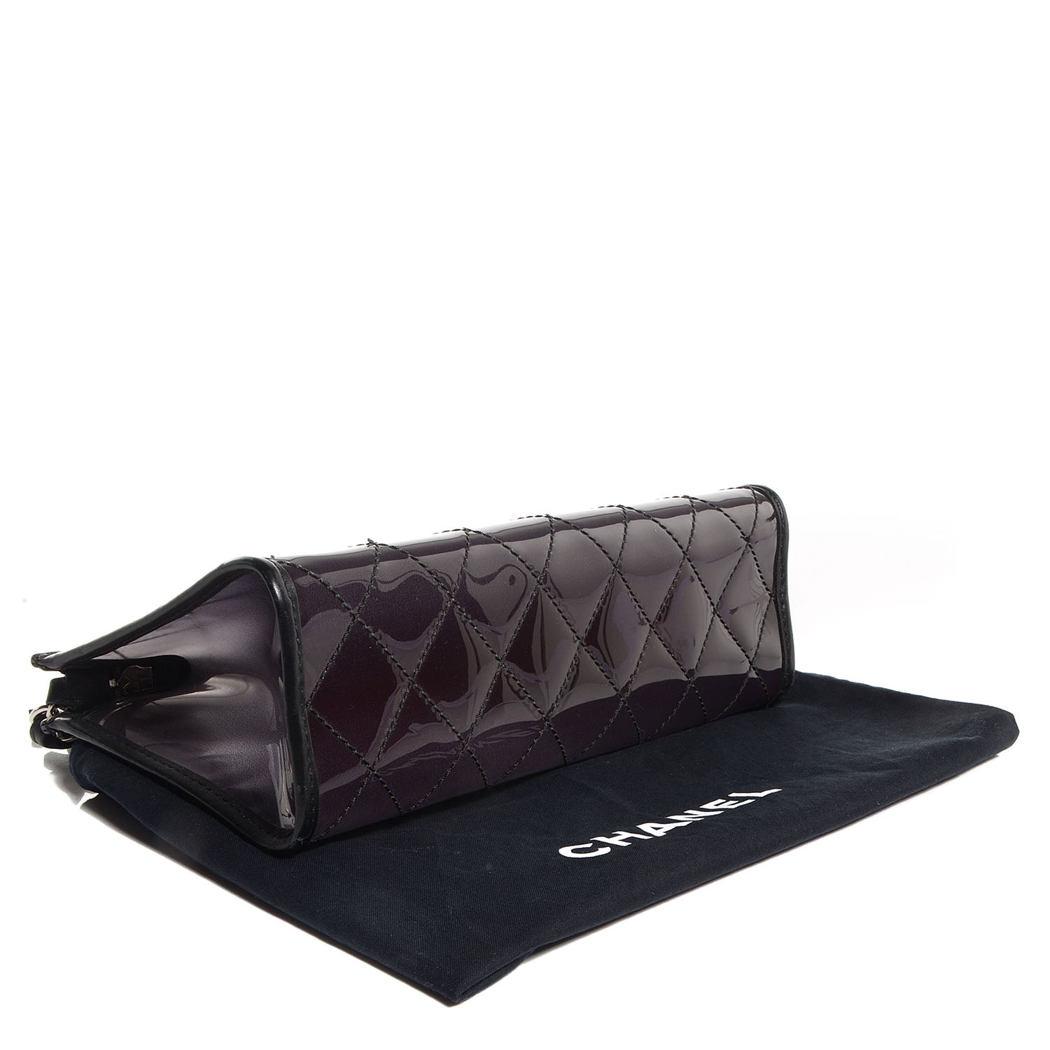 Chanel Vinyl Naked Pochette Black 4 of 7
