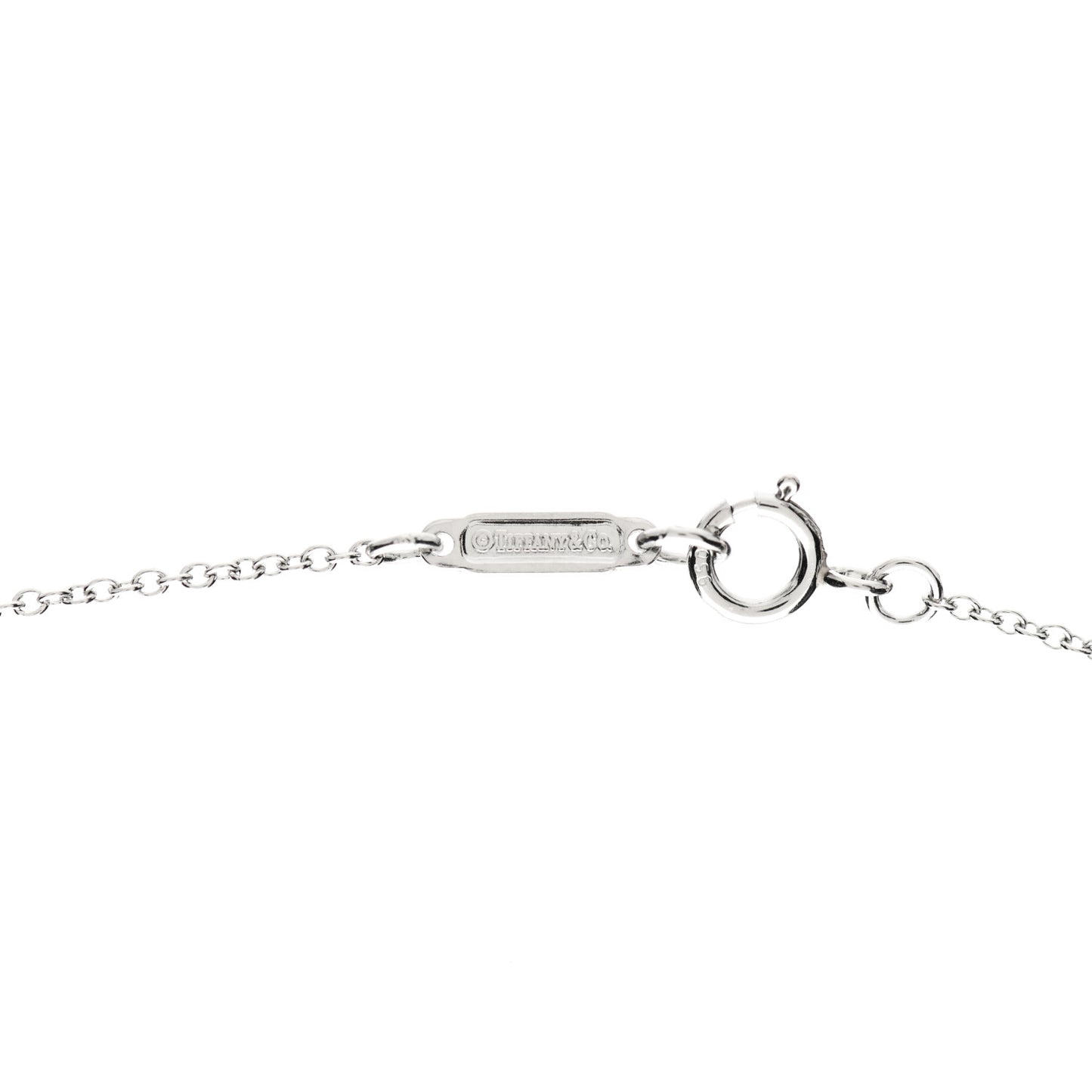 Platinum Diamond .12ctw Circlet Pendant Necklace