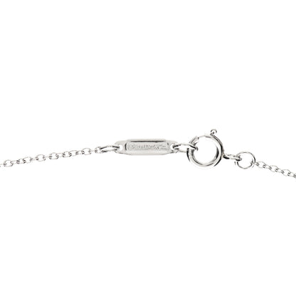 Tiffany Platinum Diamond .12ctw Circlet Pendant Necklace 3 of 4