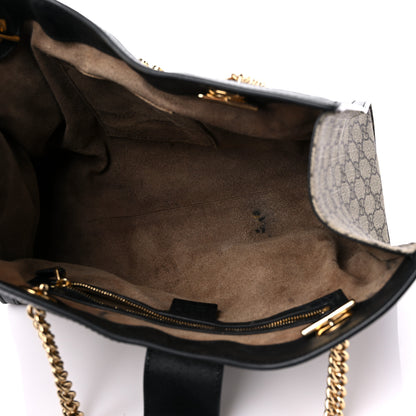 Gucci GG Supreme Monogram Medium Padlock Tote Black 5 of 19