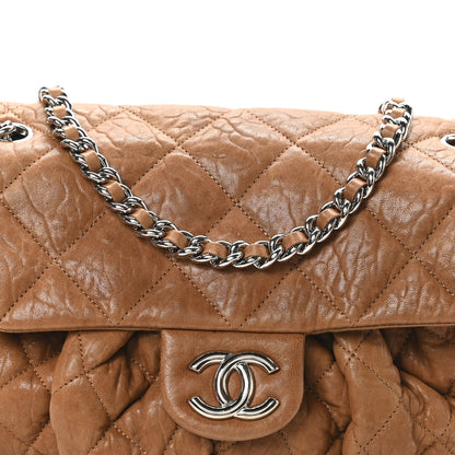 Chanel Washed Lambskin Medium Chain Around Messenger Brown 8 of 10