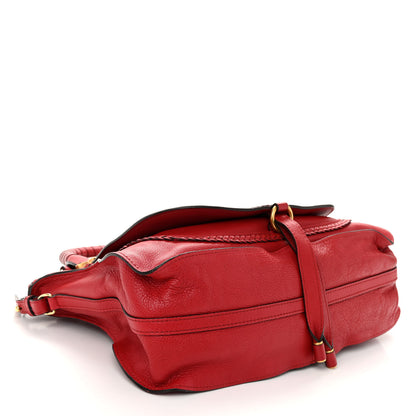 Chloe Calfskin Medium Marcie Satchel Red 4 of 15