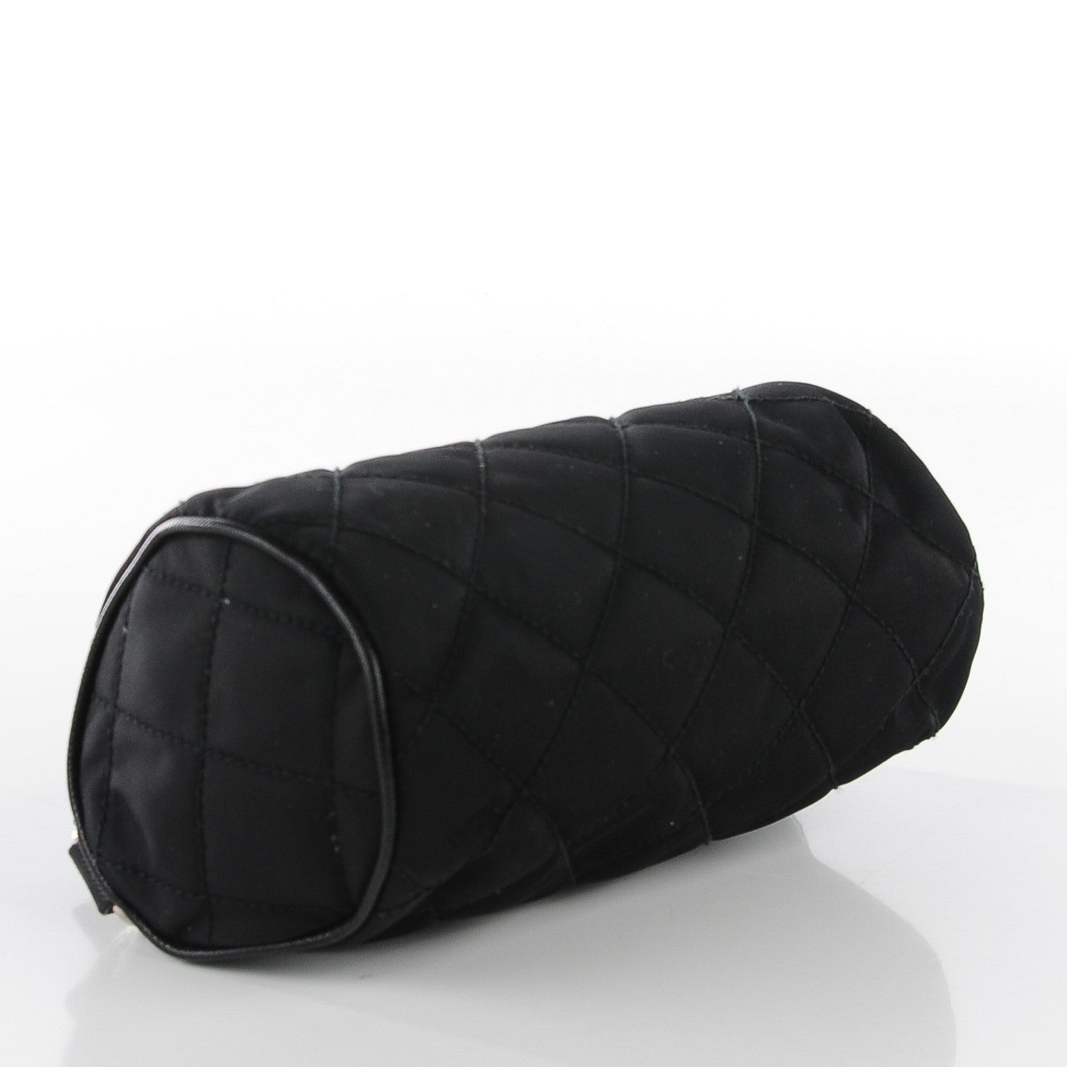 Prada Tessuto Nylon Quilted Pochette Nero Black 4 of 9