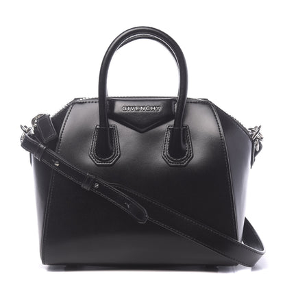 Givenchy Shiny Lord Calfskin Mini Antigona Black 1 of 10