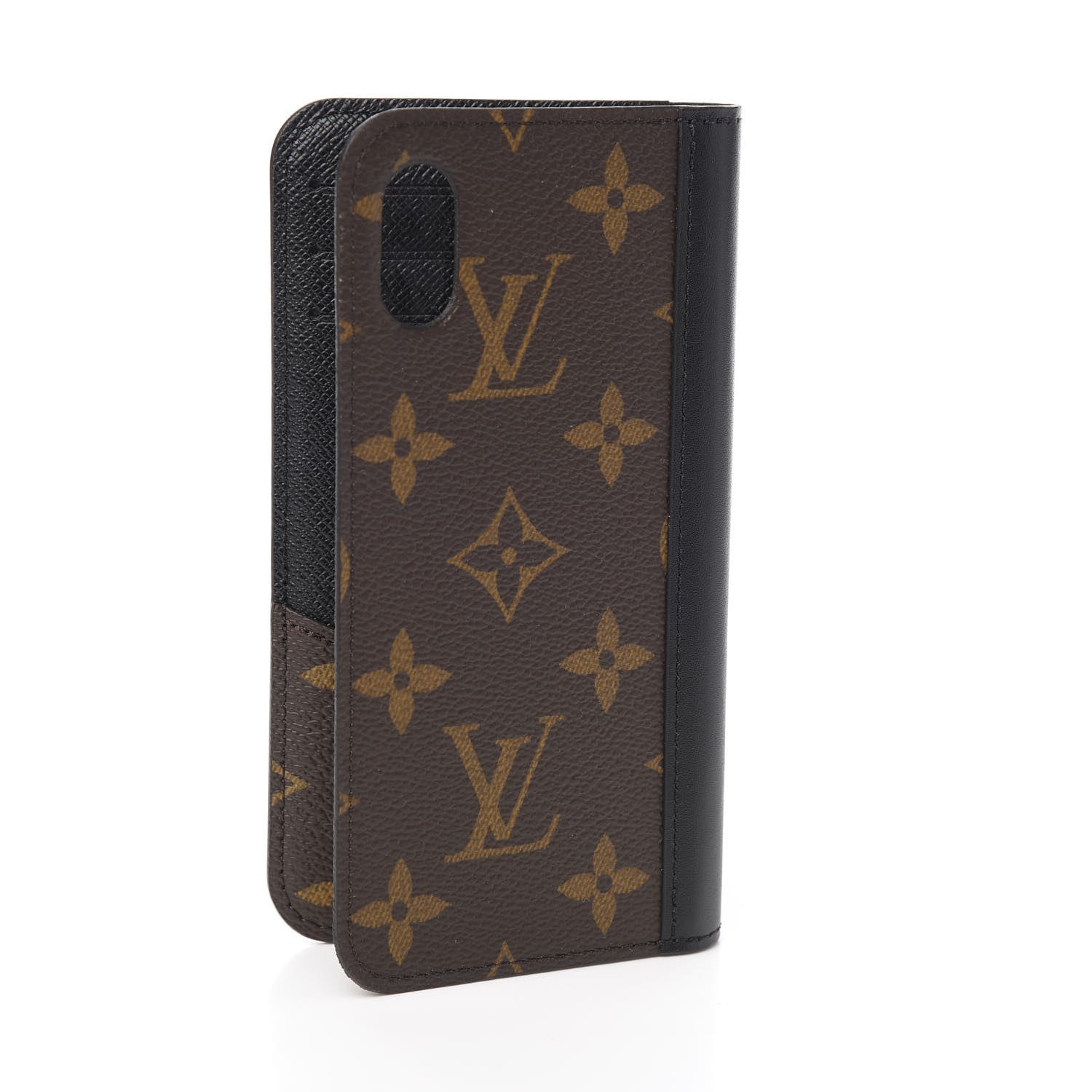 Louis Vuitton Monogram iPhone XS Max Folio Case Black 2 of 5