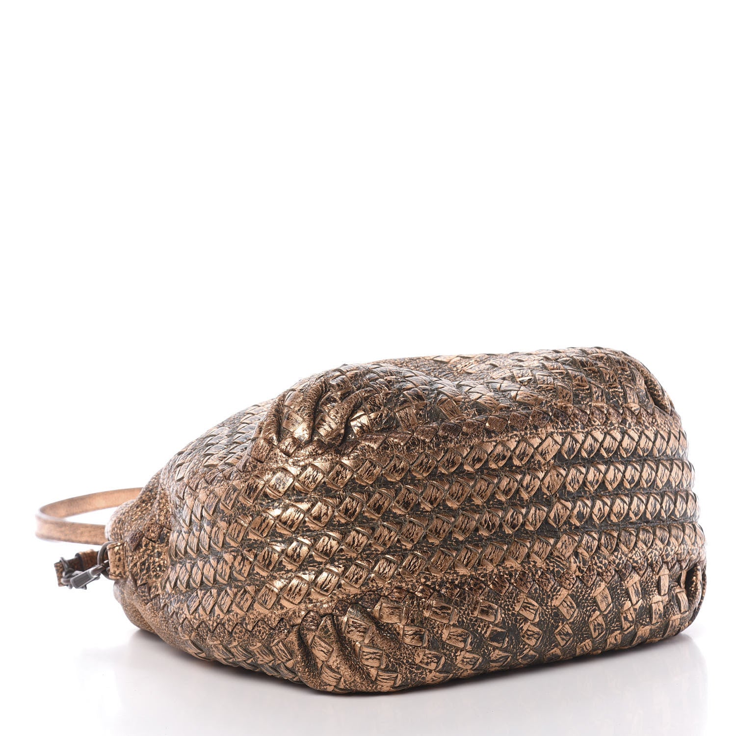 Bottega Veneta Cervo Intrecciato Satchel Rame Ossidato 4 of 12