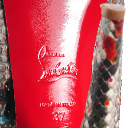 Christian Louboutin Python Carnival Hyper Very Prive 120 Pumps 37 Multicolor 6 of 7