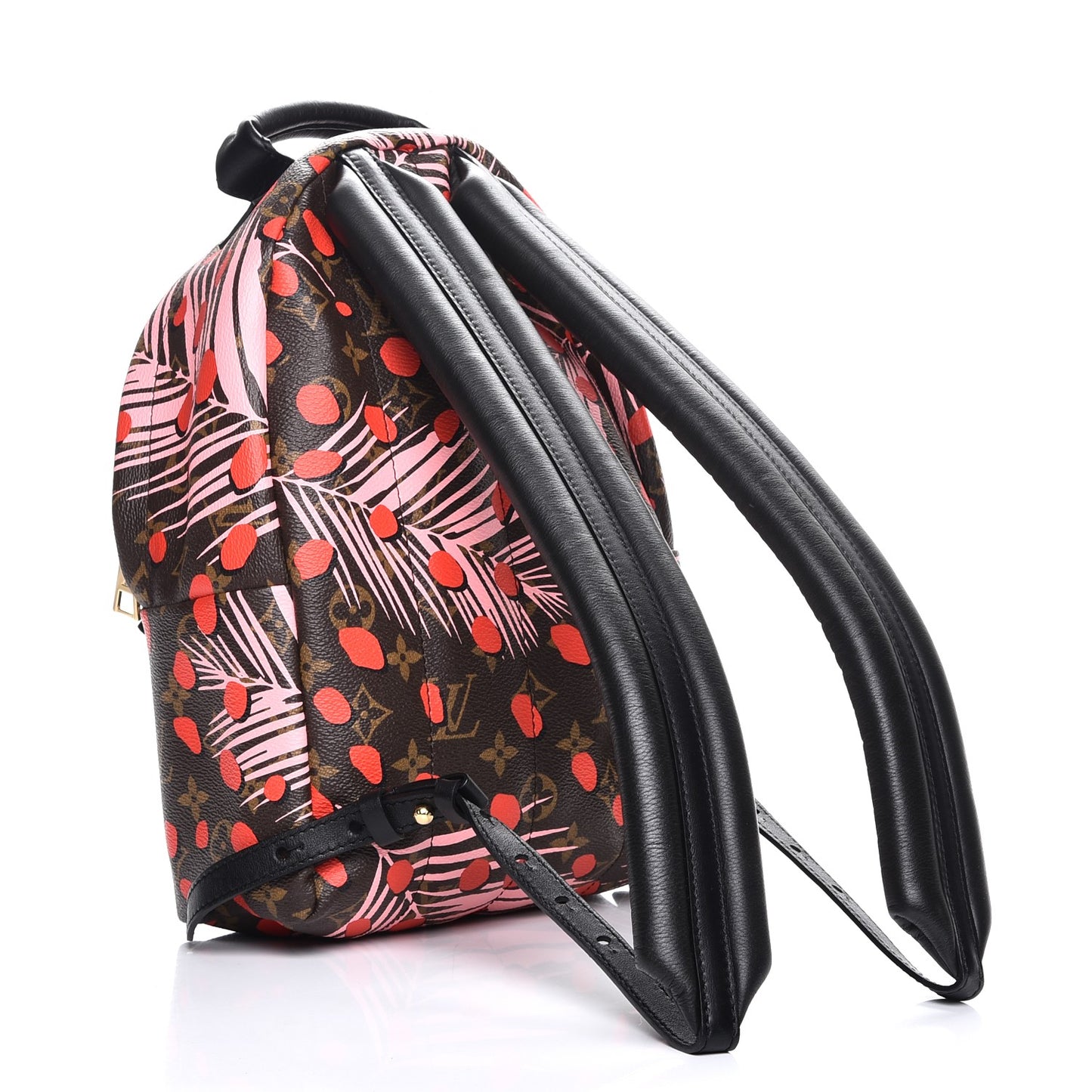 Monogram Jungle Dots Palm Springs Backpack PM Sugar Pink Poppy