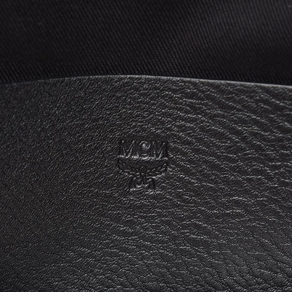 MCM Calfskin Ottomar Monogram Duke Backpack Black 6 of 9