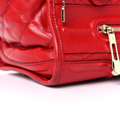 Burberry Calfskin Quilted Large Manor Tote Red 11 of 31