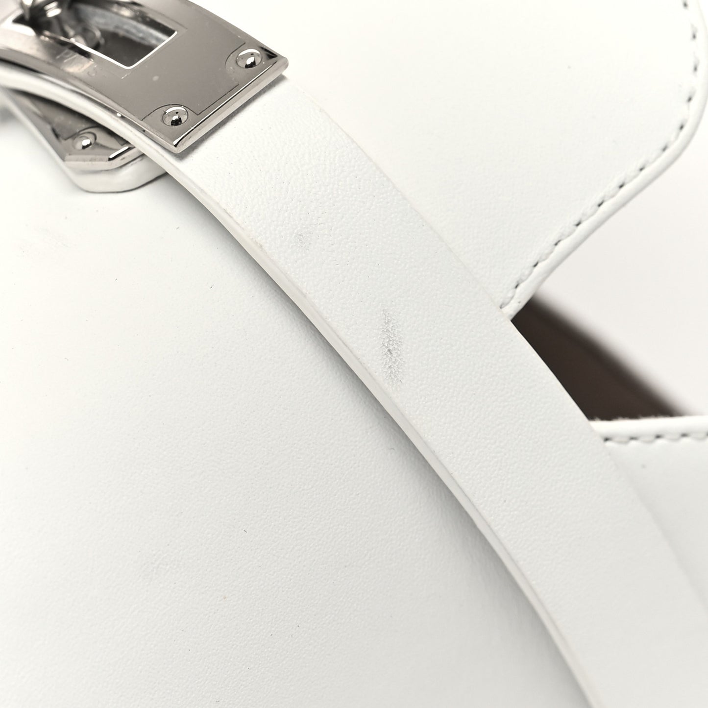 Calfskin Carlotta Mules 41 White