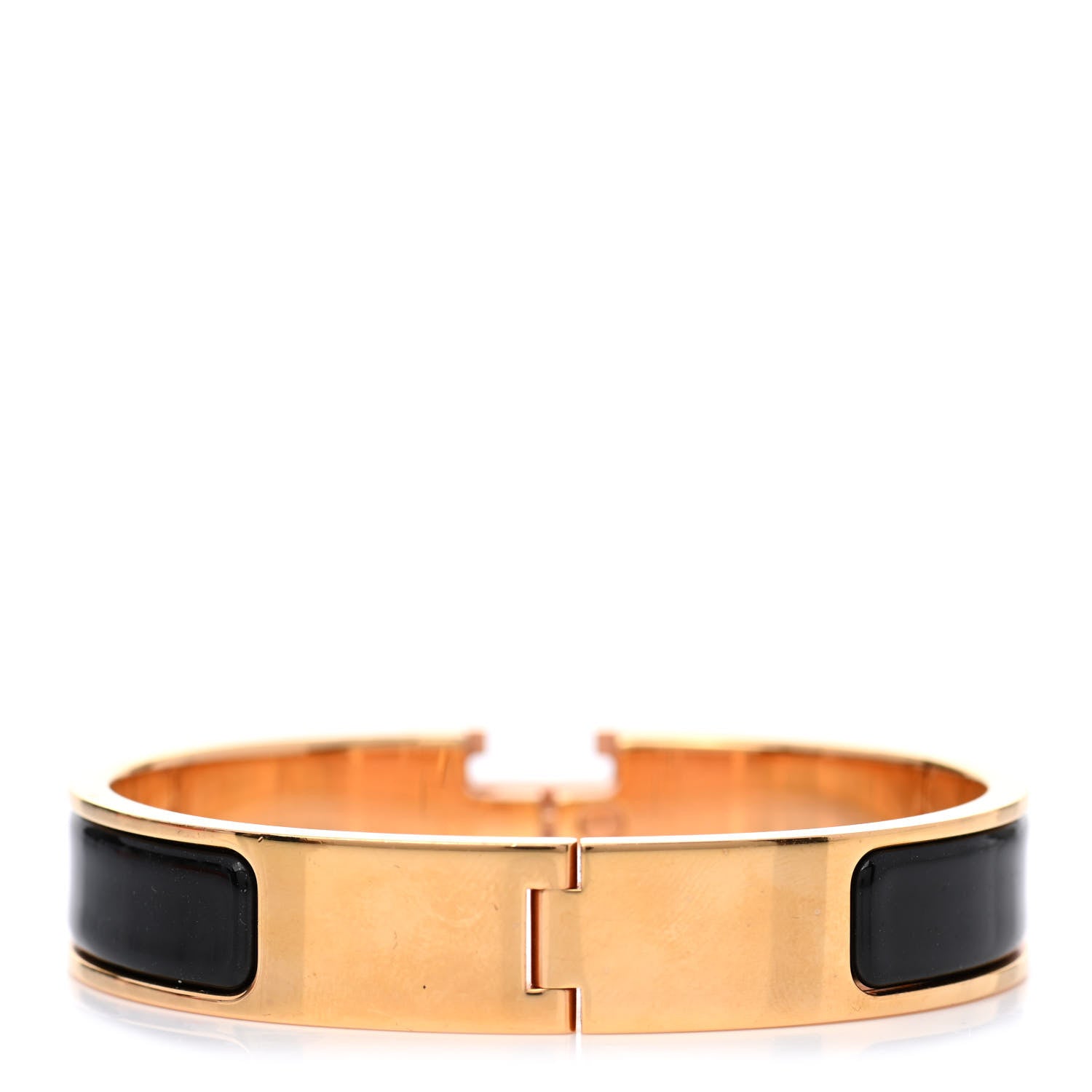 Hermes Enamel Narrow Clic Clac H Bracelet PM Black 3 of 6