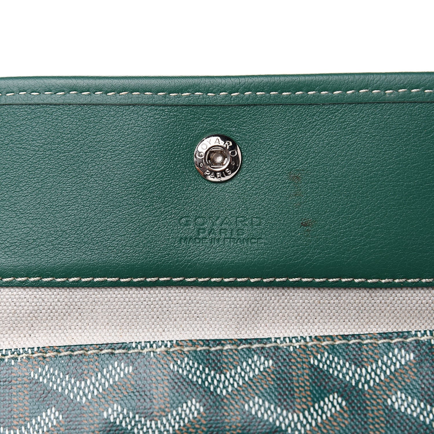 Goyard Goyardine Saint Louis GM Green 6 of 16
