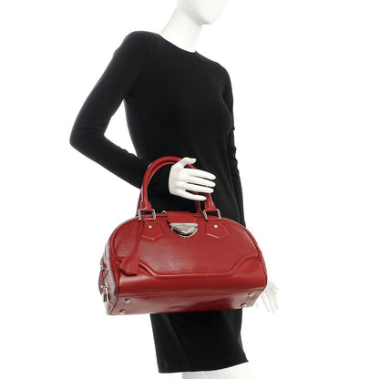 Louis Vuitton Epi Bowling Montaigne GM Rubis 2 of 9