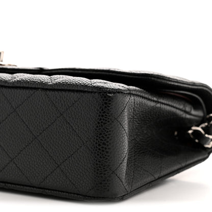Chanel Caviar Quilted Medium Double Flap Black 10 of 11