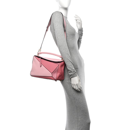 Loewe Calfskin Medium Puzzle Bag Soft Pink 2 of 12