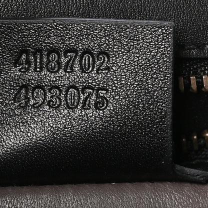 Gucci Crocodile Medium GG Marmont Top Handle Bag Black 7 of 12