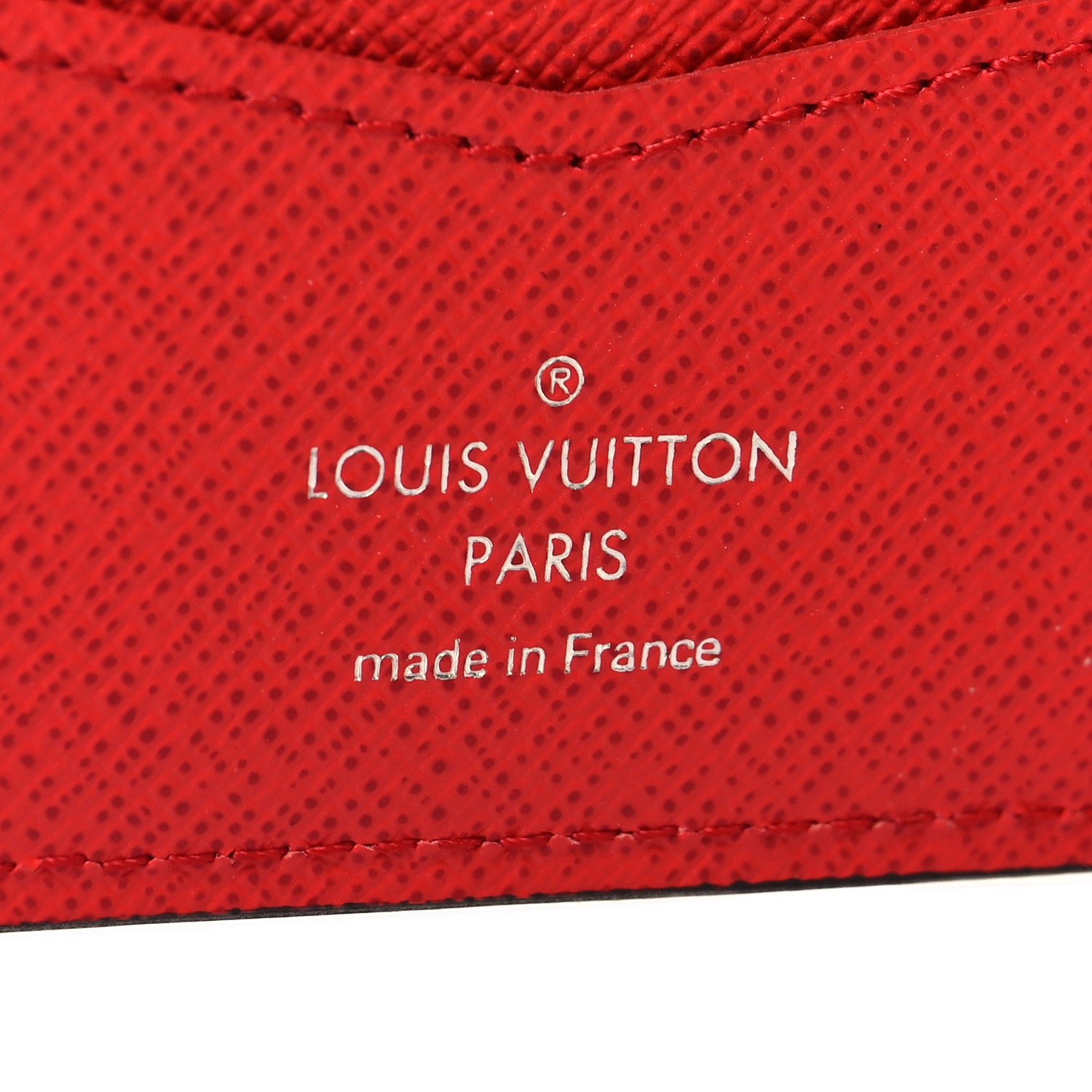 Louis Vuitton X Supreme Epi Slender Wallet Red 6 of 7
