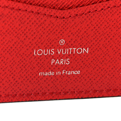Louis Vuitton X Supreme Epi Slender Wallet Red 6 of 7