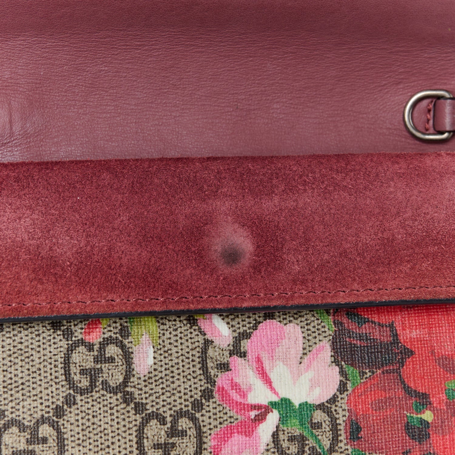 Gucci GG Supreme Monogram Blooms Super Mini Dionysus Shoulder Bag Beige Multicolor Dry Rose 10 of 10