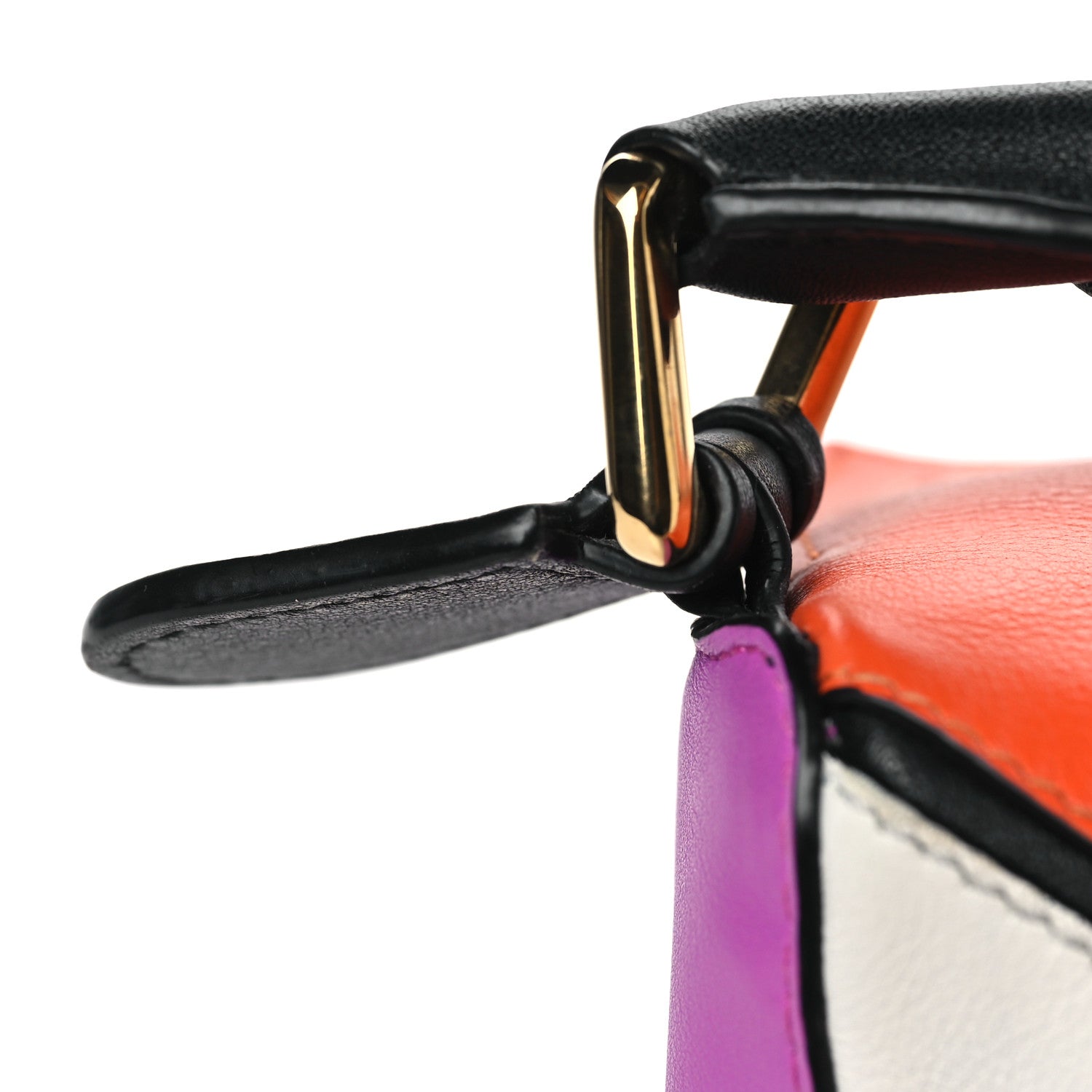 Loewe Calfskin Small Puzzle Bag Multicolor Black 13 of 14