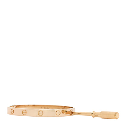 Cartier 18K Yellow Gold LOVE Bracelet 17 3 of 9