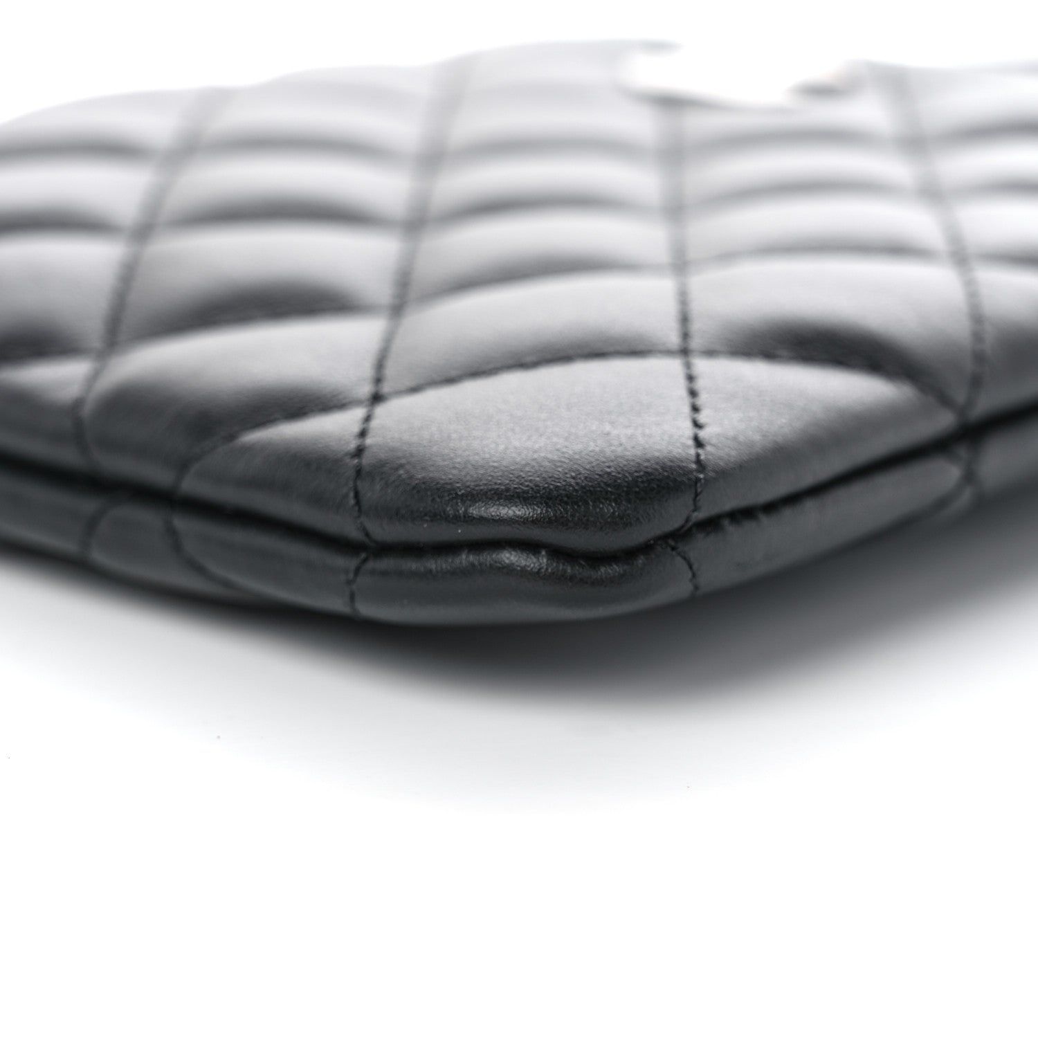 Chanel Lambskin Quilted Crossbody Bag Black 11 of 12